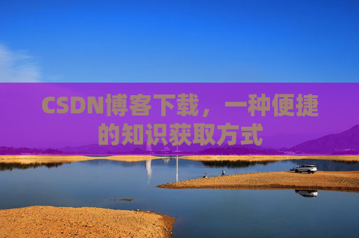 CSDN博客下载，一种便捷的知识获取方式